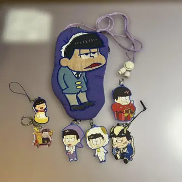 오소마츠 6쌍둥이 아크릴 키링 7개 세트