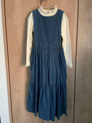 yukiemon 종이접기 점프스커트 데님 M 사이즈 상의 덤