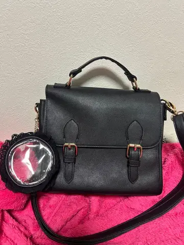 WEGO 사첼 통 숄더 블랙