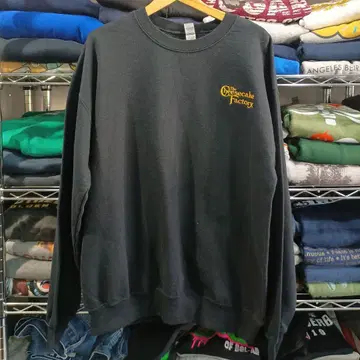 USA 구제 의류 아메카지 워크 자수 맨투맨