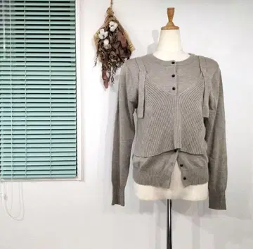 멀티 웨이 뷔스티에 & 가디건 세트