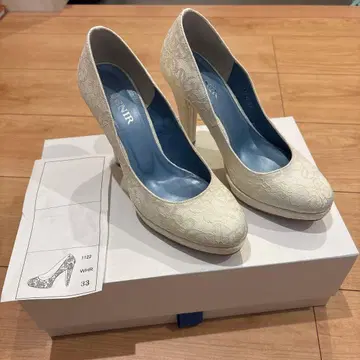 BENIR 화이트 하이힐 33