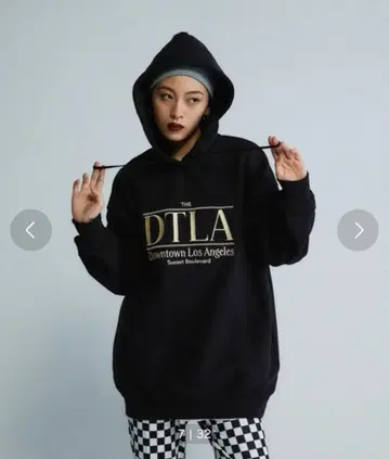 JEANASIS [ Les Fleurs ] 자수 로고 BIG 후디