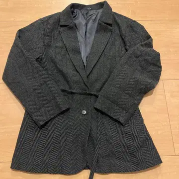 아베일 nachic 콜라보 헤링본 테일러드 자켓