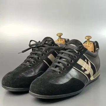 [ 새상품급 ] 25.5cm BALLY 발리 블랙 가죽 스니커즈