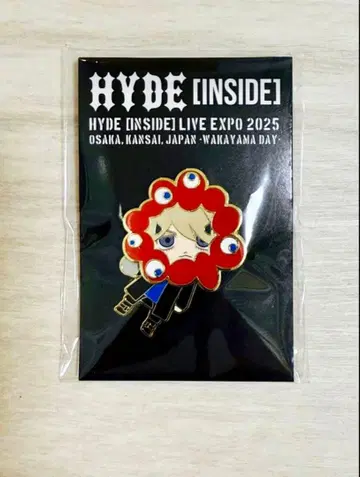 HYDE 미야쿠미야쿠 유라유라 핀 배지 HYDE Ver.