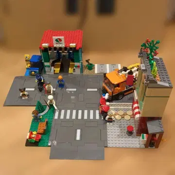 [정크] LEGO 레고 시티 60292 타운 센터 로드 플레이트 포함