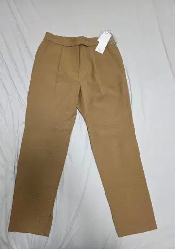 바빌론 속기모 테이퍼드 팬츠 브라운 38