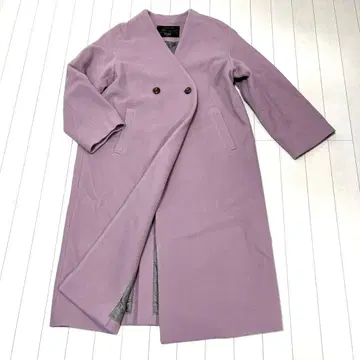 슬로브 이에나 고급 울 롱 코트