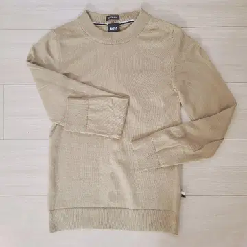 BOSS 베이지 긴팔 스웨터 XS