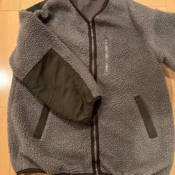 플리스 자켓 카키, 스모크 그레이 M 사이즈 Ray Cassin