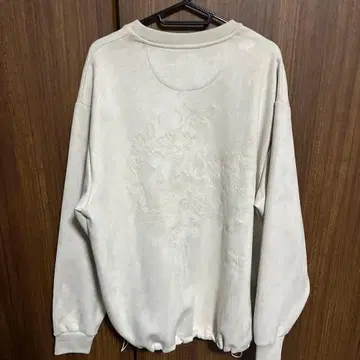 ZARA 자수 크림색 트레이닝복