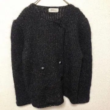 [ LIBERAL TOKYO ] (F) 울 혼방 니트 가디건/일본제 니트