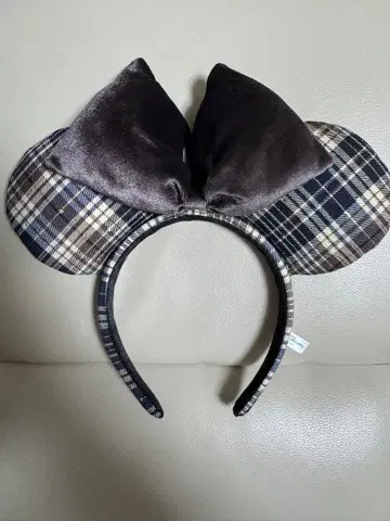 디즈니 머리띠 체크 미니