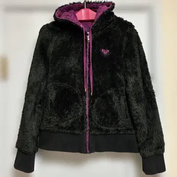 ROXY 리버서블 후드티 후드 부착