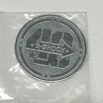 카시오 40주년 기념 코인 G-SHOCK 로고