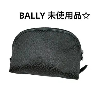 BALLY 미사용품 파우치 총 로고 소품함 블랙 B 인기