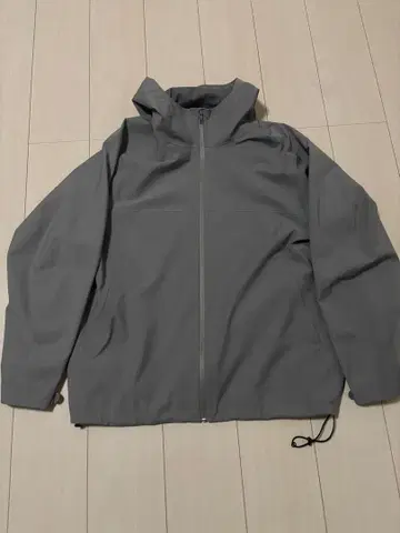 [ 유니클로 블록테크 후드티 3D 컷 / XXL / 그레이 ]