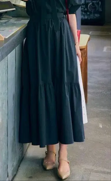 23구 티어드 스커트 빅 사이즈