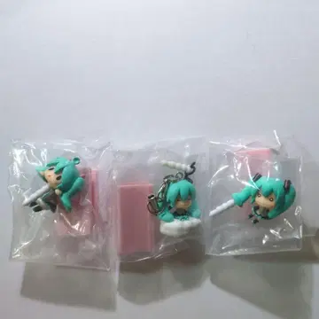 하츠네 미쿠 이어폰 잭 액세서리 3개 세트