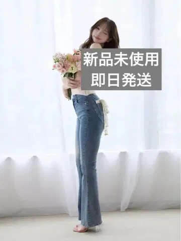 Andmary Lacey 리본 데님 S 사이즈 andmary