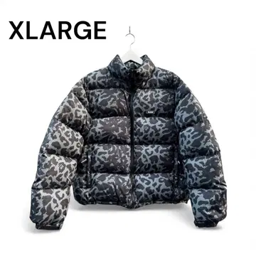 XLARGE 엑스라지 레오파드 카모 패턴 다운 자켓 24aw