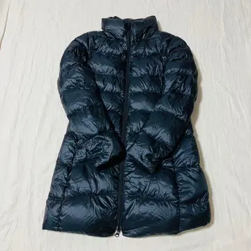 유니클로 울트라 라이트 다운 자켓 롱 블랙 S