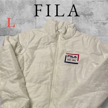 선착순 컨디션 최상 FILA 골프 화이트 충전솜 자켓 L