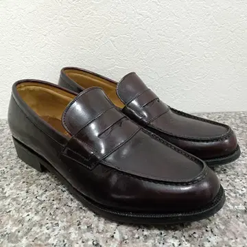 ONLY 로퍼 가죽 다크 브라운