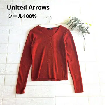 Green Label Relaxing 울 100% 리브 니트 풀오버