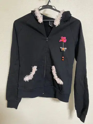 ANNA SUI 블랙 후드티 M