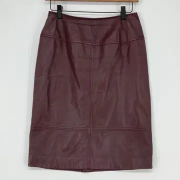 CECI OU CELA 세시오 와인 레드 타이트 스커트