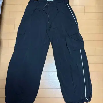 RAGEBLUE 블랙 카고 팬츠 L 사이즈