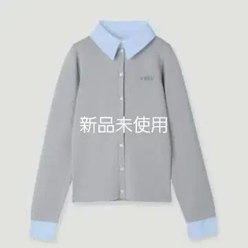 [ 새상품 ] eimy istoire 로고 바이컬러 니트 가디건