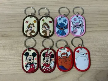 디즈니 캐릭터 스트랩 8개 세트