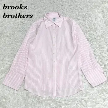 새상품급 brooks brothers 긴팔 드레스 셔츠 6 핑크