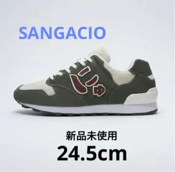 SANGACIO 스니커즈 올리브 24.5