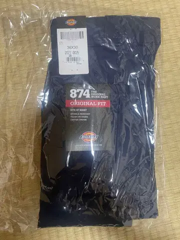 Dickies 874 오리지널 핏 36X30 네이비 미사용 새상품