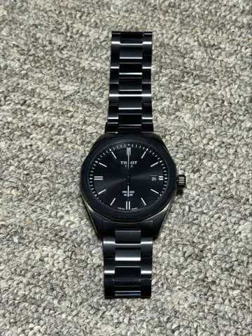 TISSOT PRC 100 솔라 39MM 블랙
