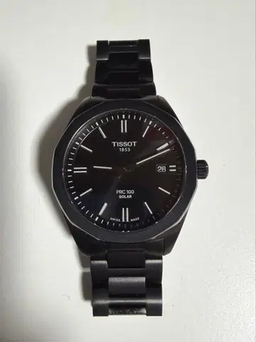 TISSOT PRC 100 솔라 39MM 블랙