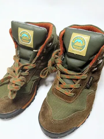 캐러밴 트레킹 슈즈 올리브/브라운 하이컷 23cm