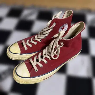 컨버스 올스타 하이컷 스니커즈 레드