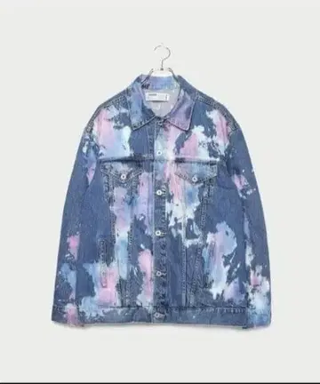 LEGENDA 컬러 블리치 데님 자켓