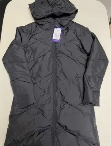 ASICS 후드 부착 다운 자켓 롱 기장 S 사이즈 미사용 새상품