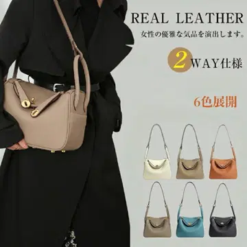 큐브 소가죽 백 M 사이즈 [블랙]