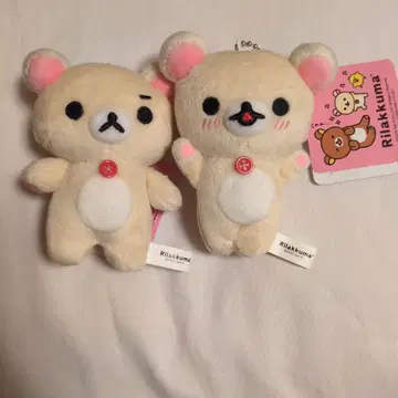 느긋한 매일 리락쿠마 마스코트 키체인 Part 2 코리락쿠마 2개