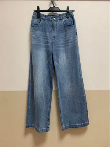 십스칼라 데님 와이드 팬츠