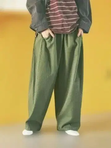 럭비공 팬츠 1회 착용