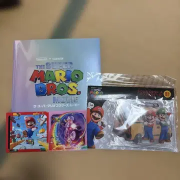 영화 슈퍼 마리오 팜플렛, 아크릴 스탠드, 물음표 블록 세트