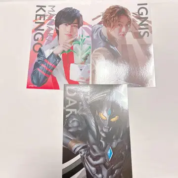 울트라맨 트리거 엽서 세트 캐릭터 팝 스토어